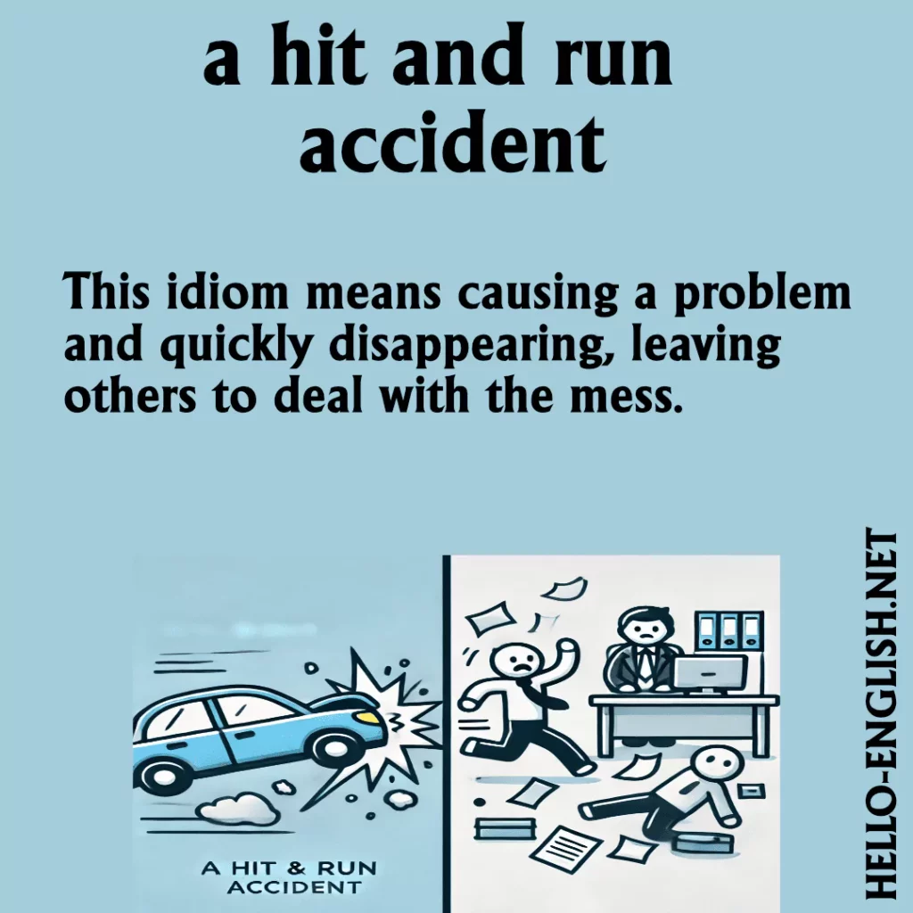 a hit and run accident