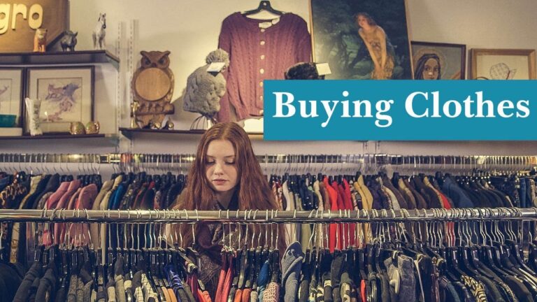 Buying Clothes Conversation